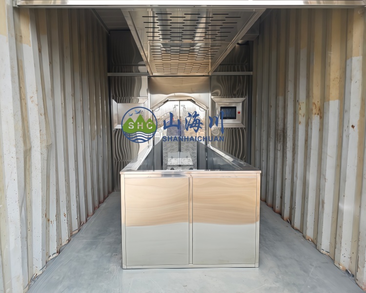 Containerized Cremation Machine