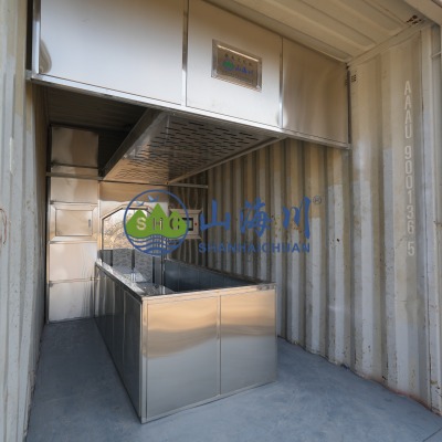 Containerized Cremation Machine