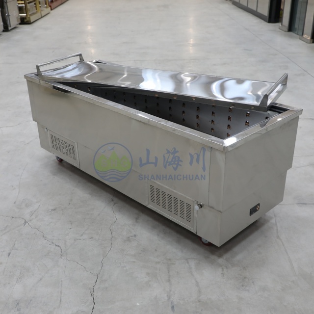 Viewing/Wake Freezer Coffin for Funeral Service Memorial Solution