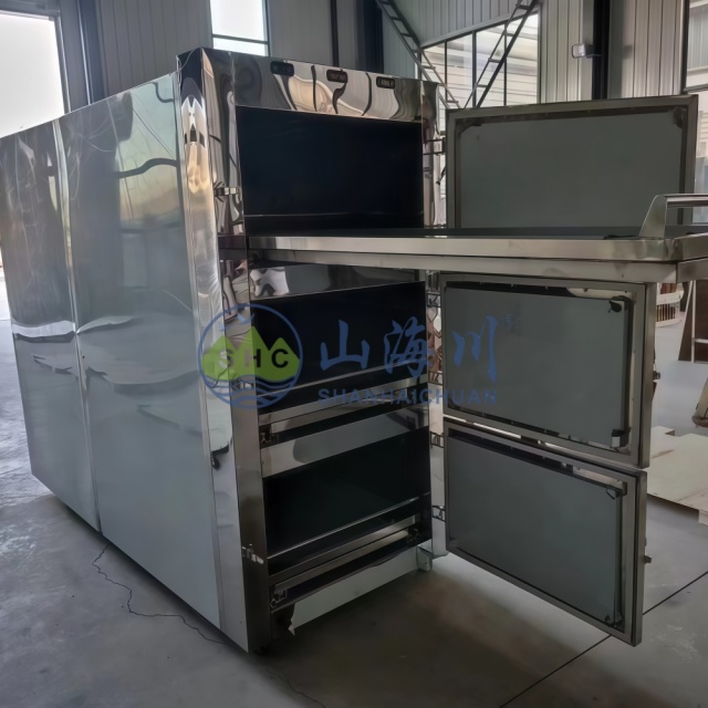 Telescoping Rack Mortuary Freezer