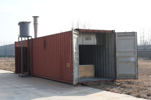Containerized Cremation Machine