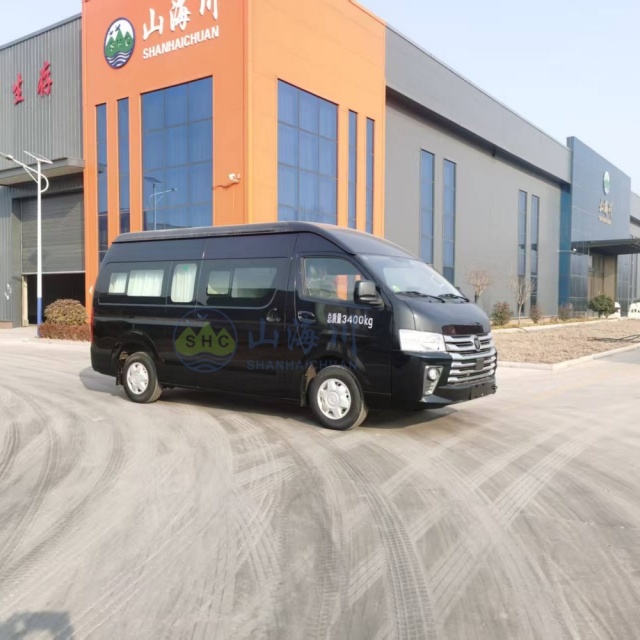 Foton Motors G9 Funeral Hearse for Body Transfer Service with Mortuary Freezer