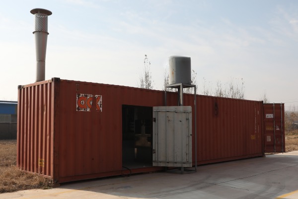 Containerized Cremation Machine