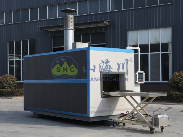 European Style Single end Human Cremation Machine