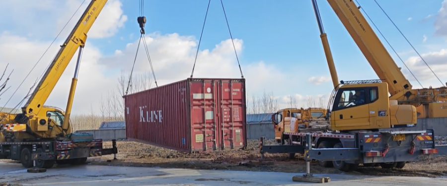 Containerized Cremation Machine